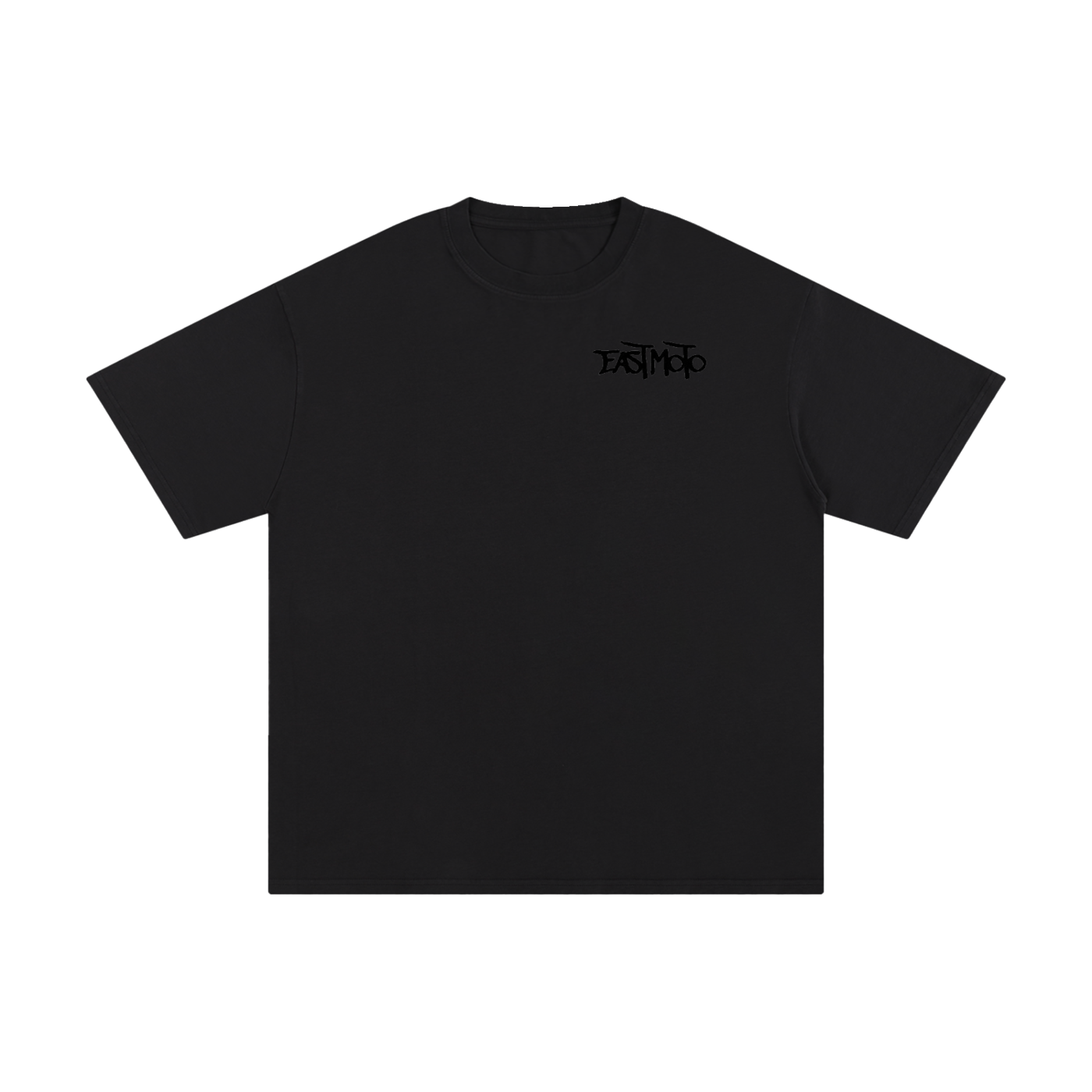 "STREET LEGAL" Tee in black w  black logo