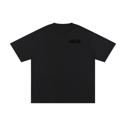 "STREET LEGAL" Tee in black w  black logo