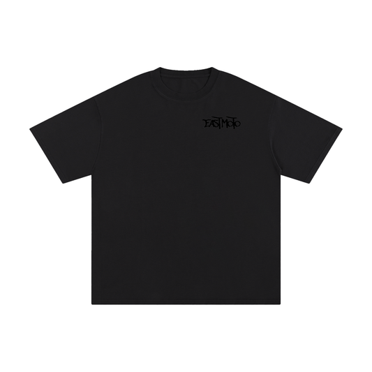 "STREET LEGAL" Tee in black w  black logo