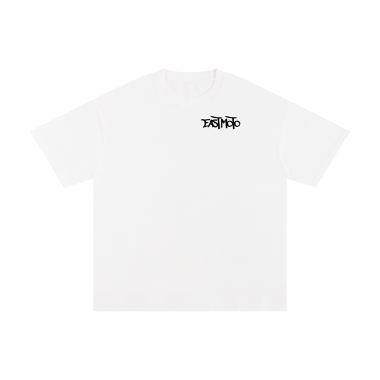 "EAST MOTO" white tee