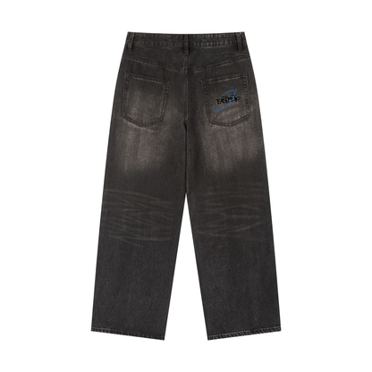 “EAST MOTO” Vintage Wash Heavyweight Denim Jeans