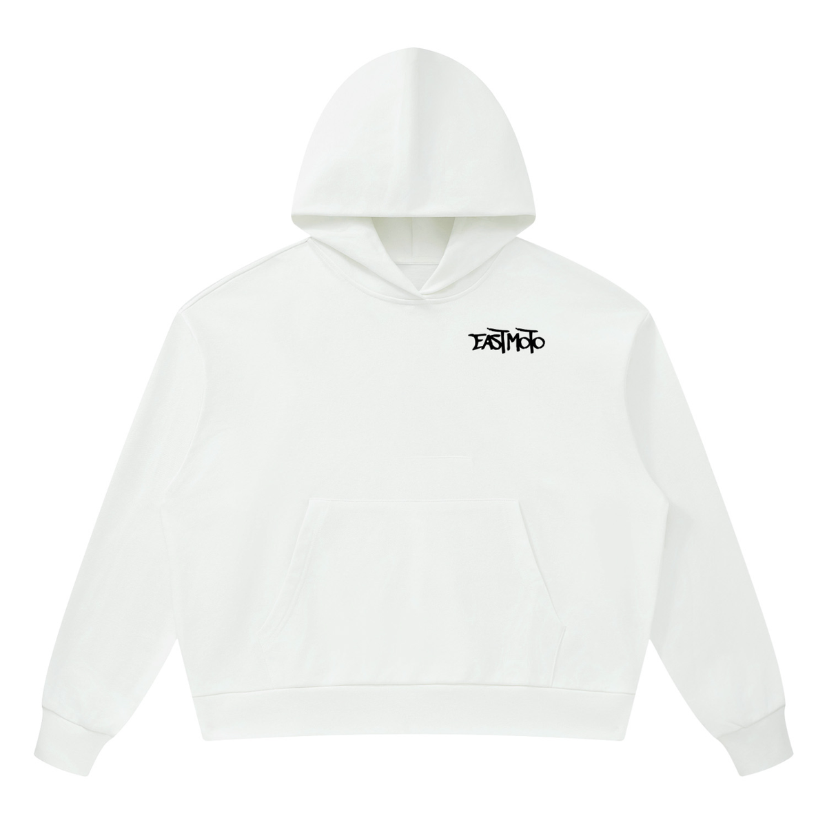 "EAST MOTO" hoodie in white