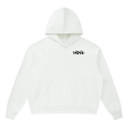 "EAST MOTO" hoodie in white