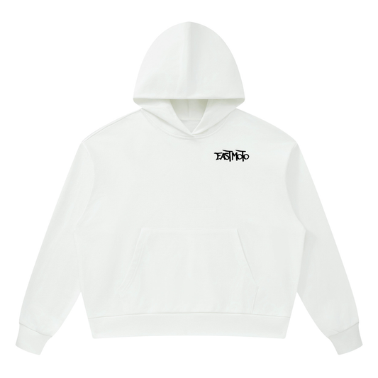"EAST MOTO" hoodie in white